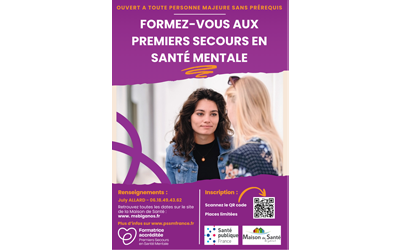 FORMATION PREMIERS SECOURS EN SANTE MENTALE (PSSM)